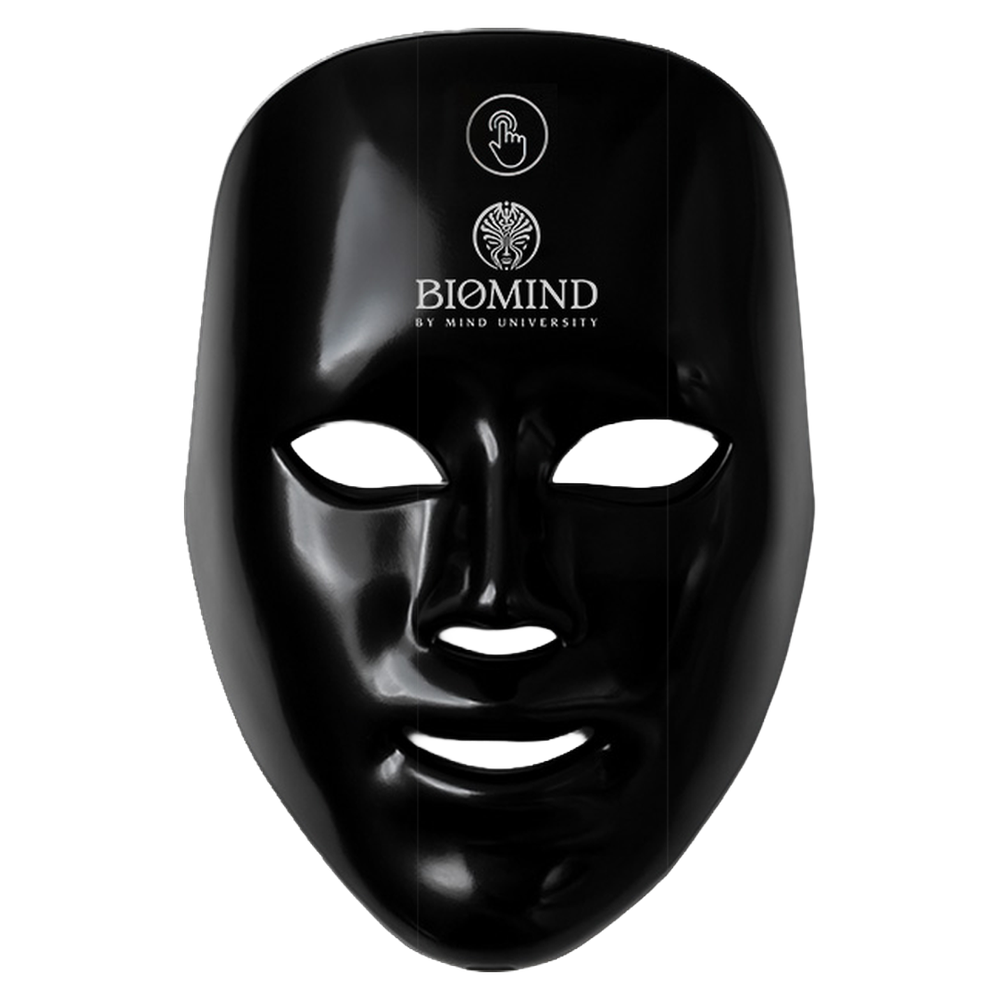 Maska LED „Biomind” — czarna