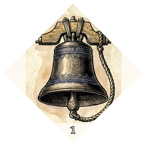 Symbol kart losu nr 1 — Dzwon