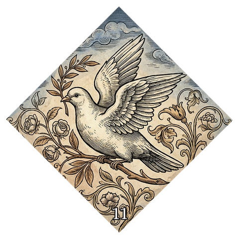 Symbol kart losu nr 11 — Gołąb
