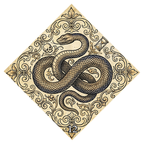 Symbol kart losu nr 12 — Żmija