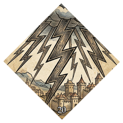 Symbol kart losu nr 20 — Piorun