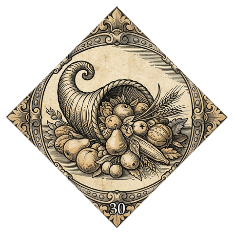 Symbol kart losu nr 30 — Róg obfitości